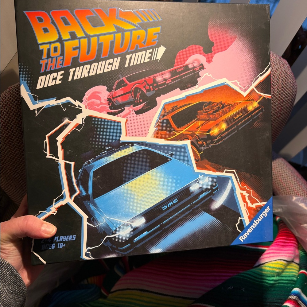 Back to the Future dice through time board game